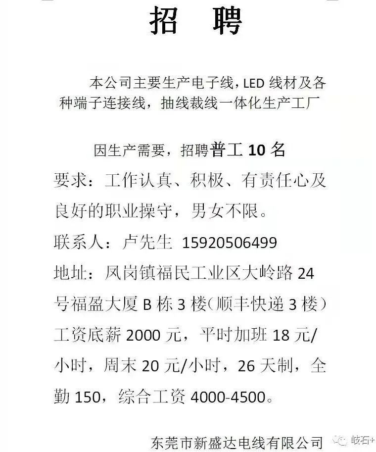 胶南最新招聘信息汇总