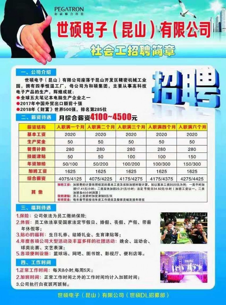 昆山电工招聘最新资讯